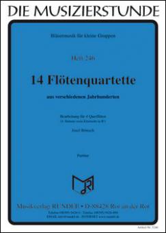 14 quatuors de flûtes 