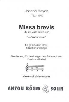 Missa Brevis B-Dur Sancti Johannis de Deo HOB 22/7 