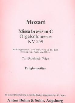 Missa Brevis C-Dur KV 259 