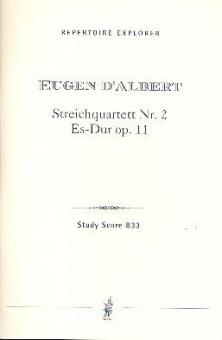 Streichquartett No. 2 Es-Dur op. 11 