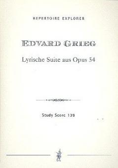 Lyrische Suite aus op. 54 