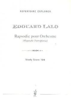 Rapsodie pour orchestre 'Rapsodie norvégienne' 