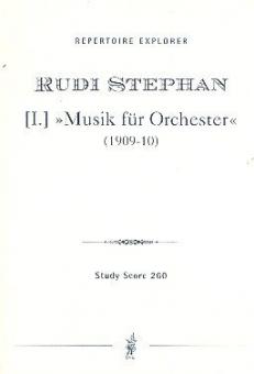 [I.] Musik für Orchester 