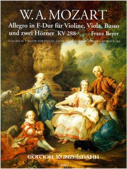 Allegro in F K. 288 