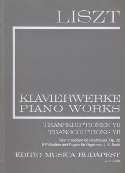 Klavierwerke: Transkriptionen 7 