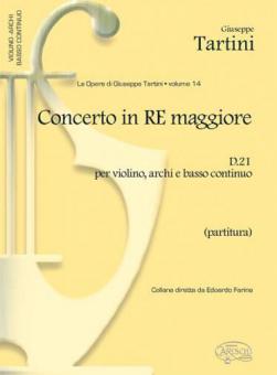 Volume 14: Concerto in Re maggiore D21 