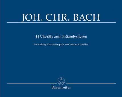 44 chorals pour "präambulieren" (en latin: praeambulare) Standard