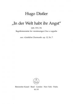 In der Welt habt ihr Angst No. 7 Standard