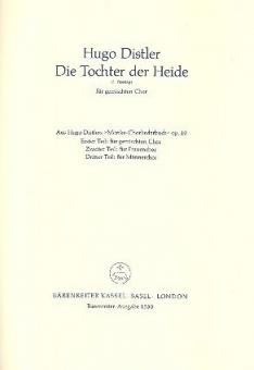 Die Tochter der Heide, 1. Fassung op.19 Standard