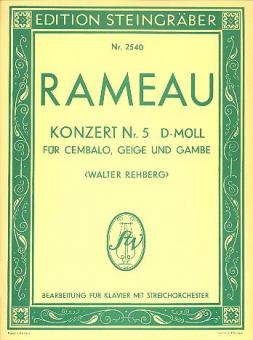Konzert 5 D-Moll für Violine, Viola da Gamba und Cembalo 