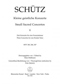 Petits concerts spirituels, cahier 2 