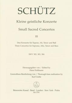 Petits concerts spirituels, cahier 3 