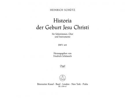 Histoire de la Nativité SWV 435 Standard
