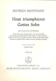 Heut triumpieret Gottes Sohn BuxWV 43 Standard