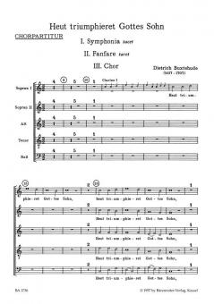 Heut triumpieret Gottes Sohn BuxWV 43 Standard