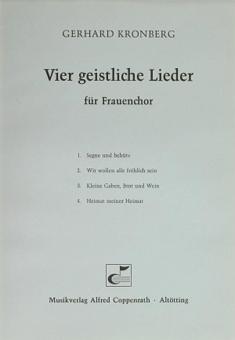 Kronberg: Vier geistliche Lieder [SSA] 