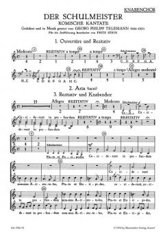 Der Schulmeister (Le maître d'école) Standard