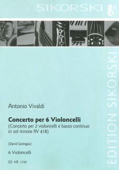 Concerto per 6 Violoncelli 