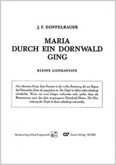 Maria durch ein Dornwald ging Standard