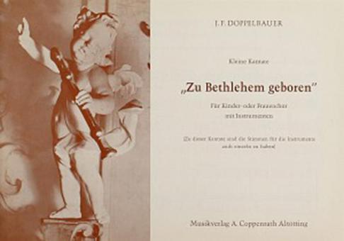 Zu Bethlehem geboren 