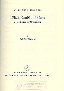 Blüte, Frucht und Kern Standard