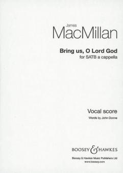 Bring Us, O Lord God 