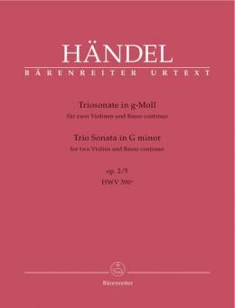 Sonate en trio en sol mineur op. 45048 HWV 390a Standard