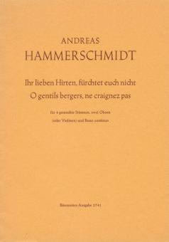 Ihr lieben Hirten, fürchtet euch nicht - O gentils bergers, ne craignez pas 