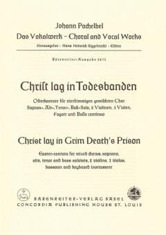 Christ lag in Todesbanden - Christ lay in grim death's prison 