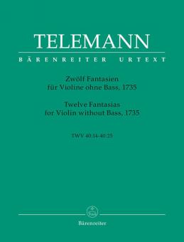 12 Fantaisies pour violon sans basse Standard