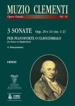 3 Sonates op. 20 et 24 
