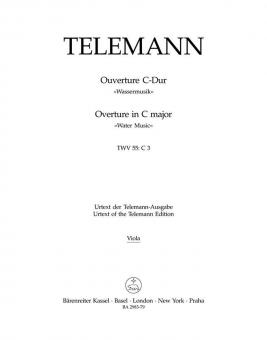 Ouverture en ut majeur TWV 55:C3 