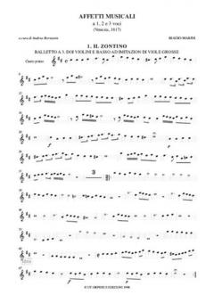 Affetti musicali a 1, 2 e 3 voci (Venezia 1617) 