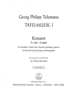 Konzert A-Dur aus Tafelmusik 1 
