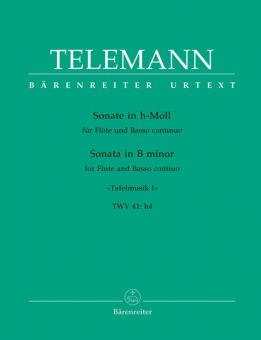 Sonate No. 1 en si mineur TWV 41:h4 Standard