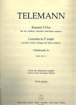 Concerto en fa majeur TWV 53:F1 