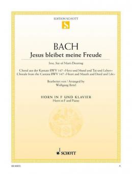 Jésus que ma joie demeure BWV 147 Standard