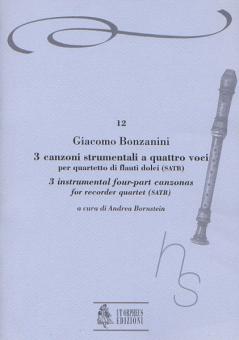 3 Instrumental Four-Part Canzonas 