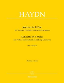 Concerto en fa majeur Hob: XVIII:6* 