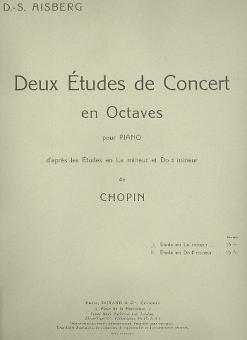 Etude de concert No.2 d'apres Chopin 