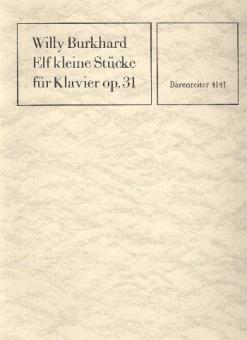 11 kleine Stücke für Klavier op. 31 Standard