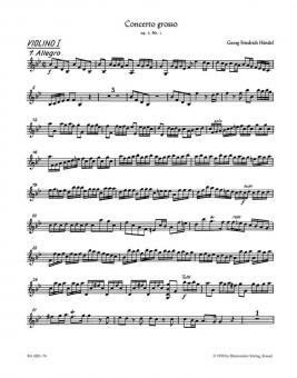 Concerto grosso en si bémol majeur op. 44929 HWV 312 