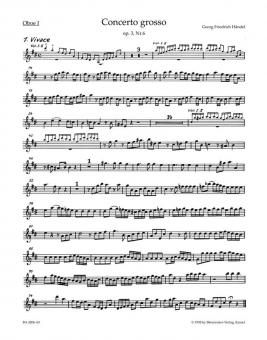 Concerto grosso en ré majeur op. 45080 HWV 317 