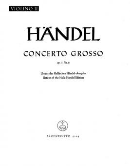 Concerto grosso en ré majeur op. 45080 HWV 317 