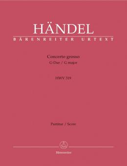 Concerto grosso en sol majeur op. 44932 HWV 319 