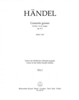 Concerto grosso en sol majeur op. 44932 HWV 319 