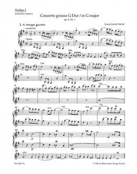 Concerto grosso en sol majeur op. 44932 HWV 319 