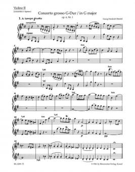 Concerto grosso en sol majeur op. 44932 HWV 319 