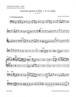 Concerto grosso en sol majeur op. 44932 HWV 319 