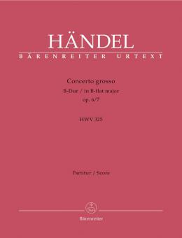 Concerto grosso en si bémol majeur op. 45113 HWV 325 